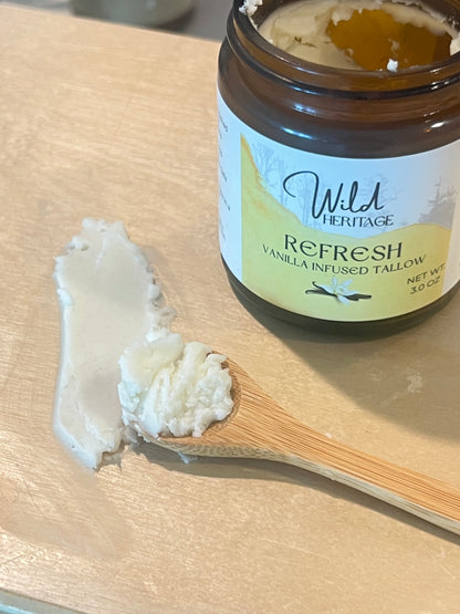 Refresh | Vanilla Infused Tallow Balm