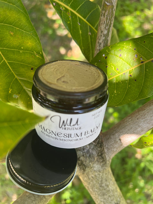 Magnesium Balm for sore muscles and skin nourishment
